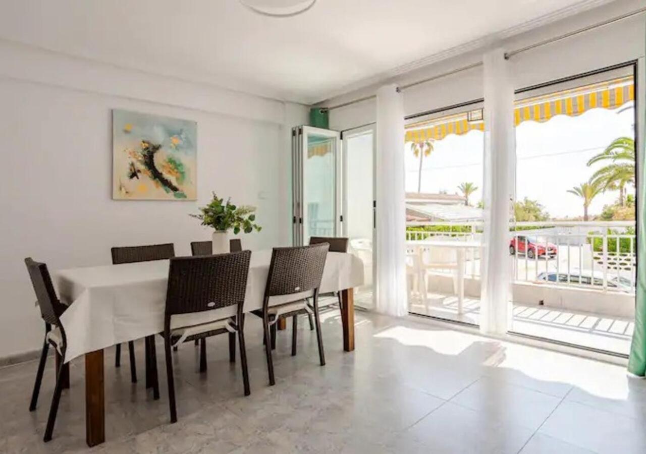 Sea View Apartment, First Line On The Beach, Remote Work Canet d'En Berenguer Bagian luar foto